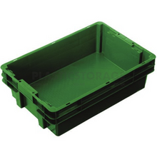 Load image into Gallery viewer, 26L Stackable And Nesting Solid Crate Base Green
