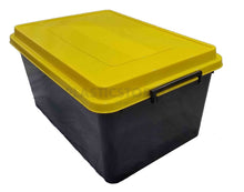 Load image into Gallery viewer, 71L Storage Box Black &amp; Yellow
